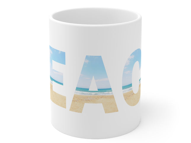 Beach Ceramic Mug 11oz