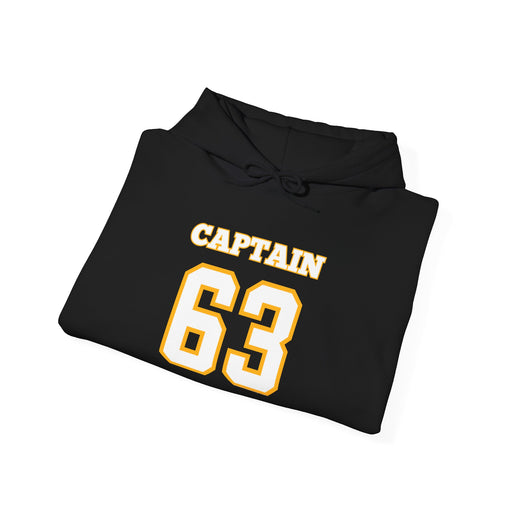 Captain 63 Boston Hockey Marchand - Hoodie Unisex Heavy Blend™ Hooded Sweatshirt