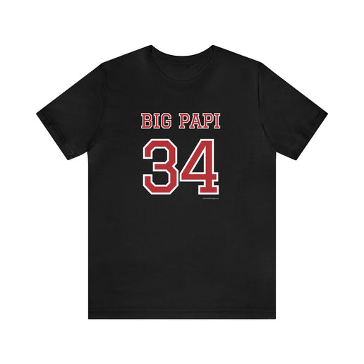 BIG PAPI - 34 - Soft Unisex Jersey Short Sleeve Tee