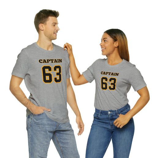 #63 Captain - Soft Unisex Jersey Short Sleeve Tee