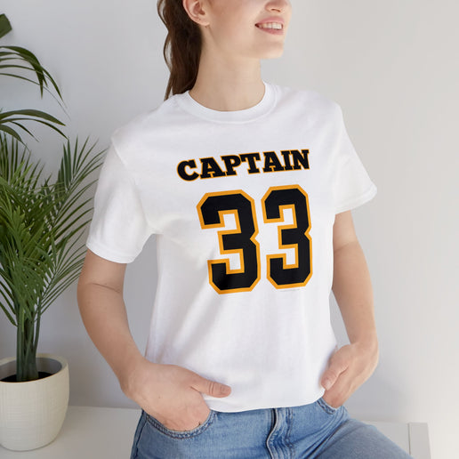 Captain 33 - Soft Unisex Jersey Short Sleeve Tee