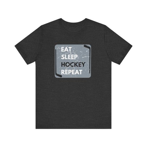 Eat, Sleep, Hockey, Repeat - Soft- Unisex Jersey Short Sleeve Tee