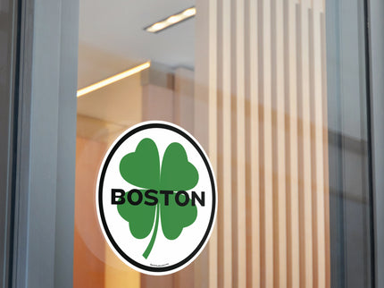 Irish Boston Round Vinyl Stickers (Outdoor/Indoor- 3 sizes)