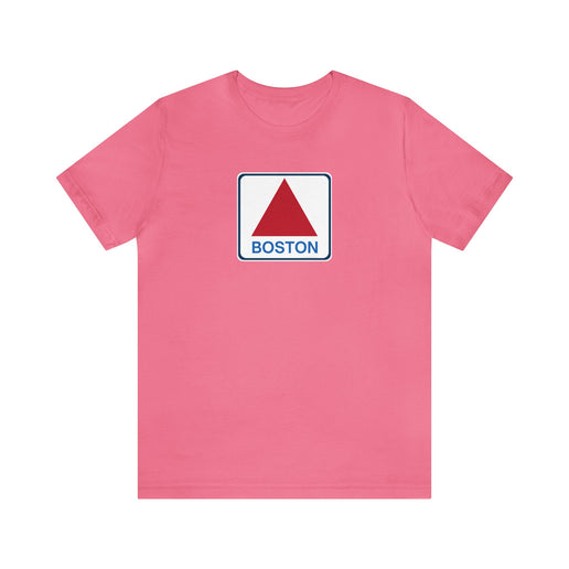 Boston Historical Sign - Soft Unisex Jersey Short Sleeve Tee