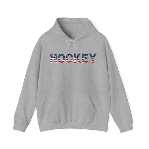 USA HOCKEY American Flag - Unisex Heavy Blend™ Hooded Sweatshirt