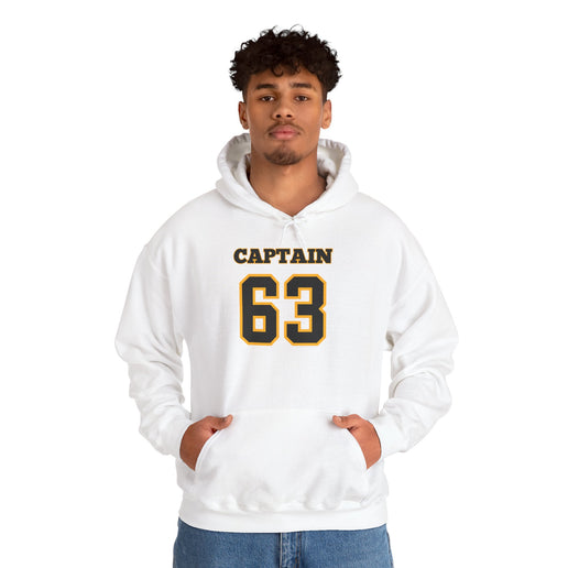 Captain 63 Boston Hockey Marchand - Hoodie Unisex Heavy Blend™ Hooded Sweatshirt