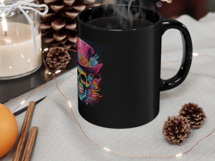 Skulls Colors - 11oz Black Mug