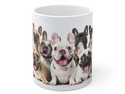 French Bulldog group Ceramic Mug 11oz