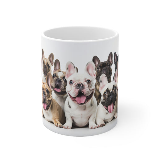 French Bulldog group Ceramic Mug 11oz