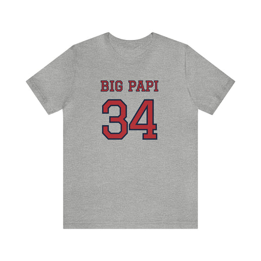 BIG PAPI - 34 - Soft Unisex Jersey Short Sleeve Tee