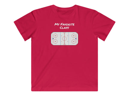 KIDS Hockey "My Favorite Class" - Super soft Fine Jersey Kids Tee