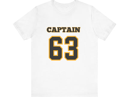 #63 Captain - Soft Unisex Jersey Short Sleeve Tee