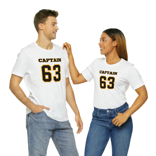 #63 Captain - Soft Unisex Jersey Short Sleeve Tee