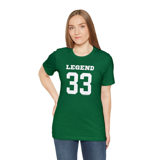 legend 33 - Soft Unisex Jersey Short Sleeve Tee