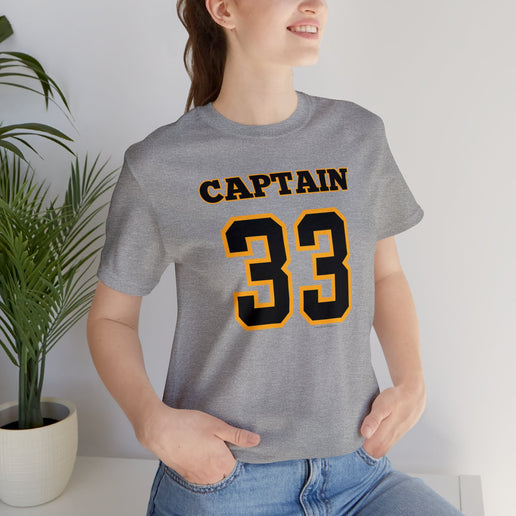 Captain 33 - Soft Unisex Jersey Short Sleeve Tee