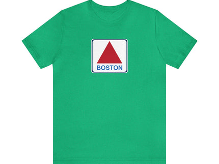Boston Historical Sign - Soft Unisex Jersey Short Sleeve Tee