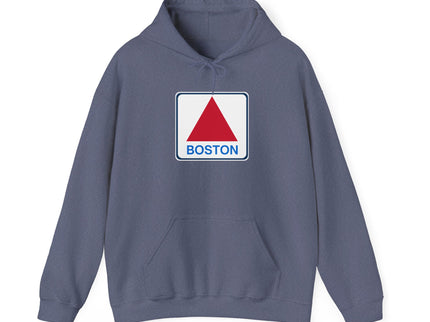 Boston Historical Sign - Soft Unisex Heavy Blend™ Hooded Sweatshirt Hoodie
