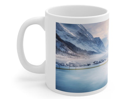 Outdoor ice rink Paradise Ceramic Mug 11oz