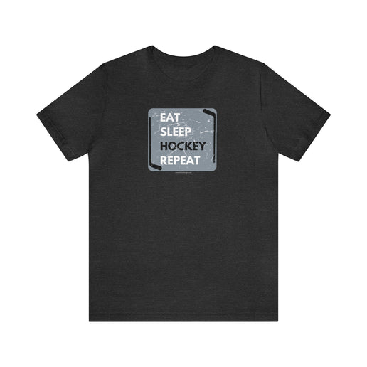 Eat, Sleep, Hockey, Repeat - Soft- Unisex Jersey Short Sleeve Tee