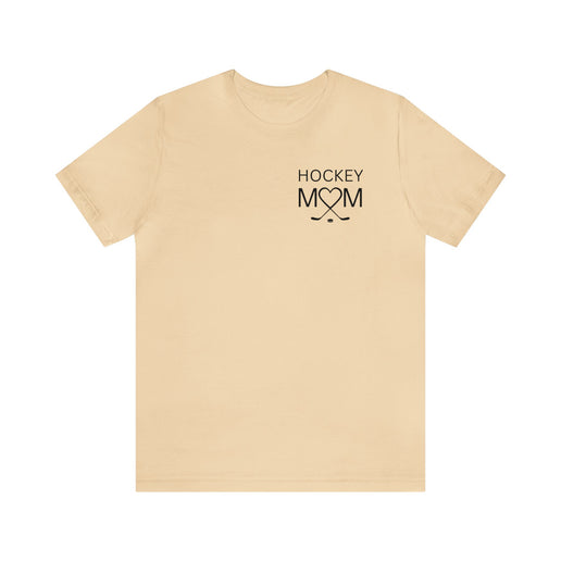 Hockey Mom Heart and Sticks - Soft Comfortable Jersey Short Sleeve Tee