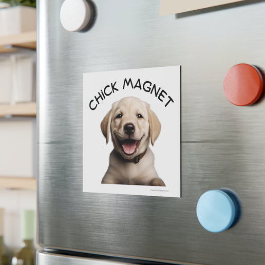 Chick Magnet -  Labrador Retriever / Puppy - Square Magnet