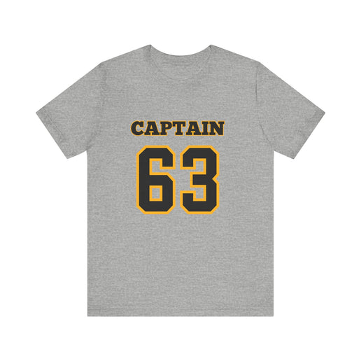 #63 Captain - Soft Unisex Jersey Short Sleeve Tee