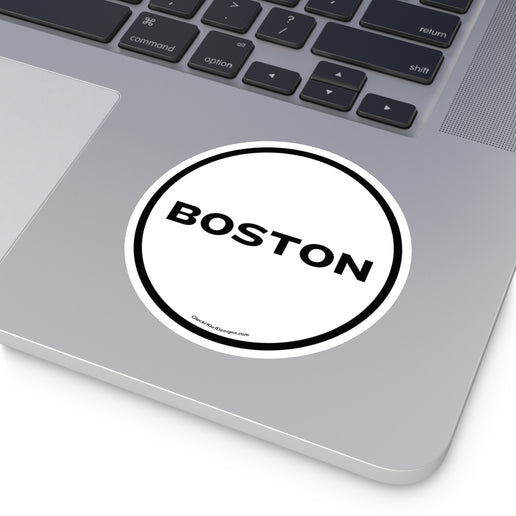 Boston Round Vinyl Stickers (Outdoor/Indoor- 3 sizes)