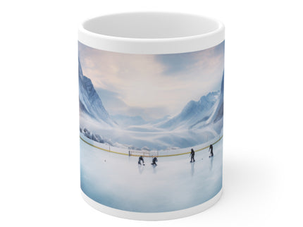 Outdoor ice rink Paradise Ceramic Mug 11oz