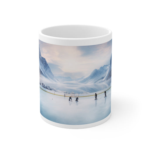 Outdoor ice rink Paradise Ceramic Mug 11oz