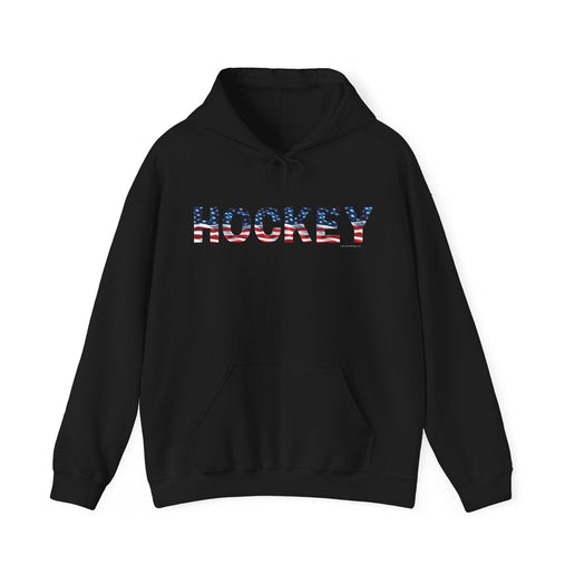 USA HOCKEY American Flag - Unisex Heavy Blend™ Hooded Sweatshirt