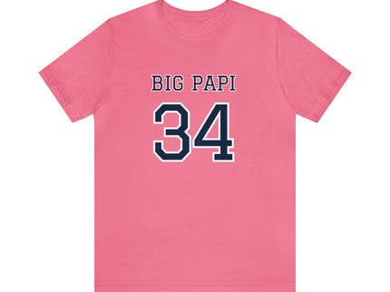 BIG PAPI - 34 - Soft Unisex Jersey Short Sleeve Tee