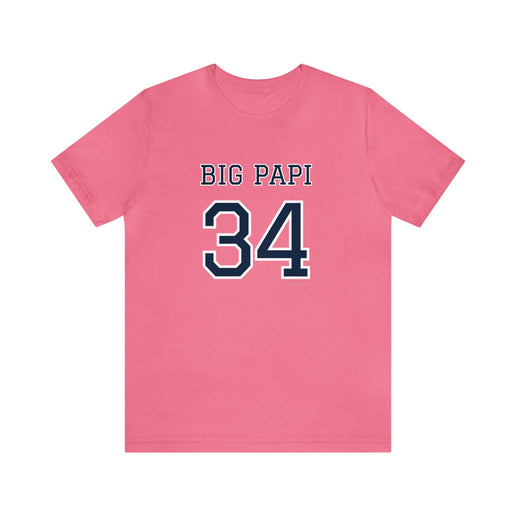 BIG PAPI - 34 - Soft Unisex Jersey Short Sleeve Tee