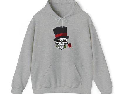 Skull Top Hat Rose - Unisex Heavy Blend™ Hooded Sweatshirt