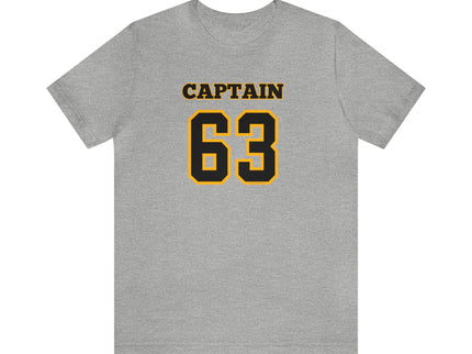 #63 Captain - Soft Unisex Jersey Short Sleeve Tee