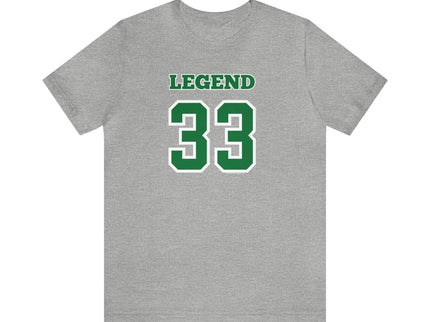 legend 33 - Soft Unisex Jersey Short Sleeve Tee