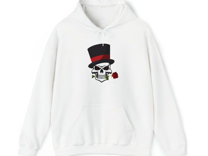 Skull Top Hat Rose - Unisex Heavy Blend™ Hooded Sweatshirt