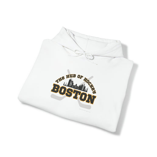 The Hub of Hockey - Boston - Hoodie - Unisex Heavy Blend™ Hooded Sweatshirt