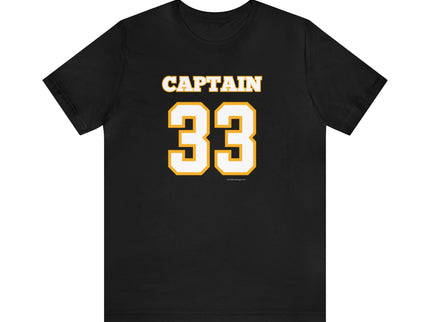 Captain 33 - Soft Unisex Jersey Short Sleeve Tee