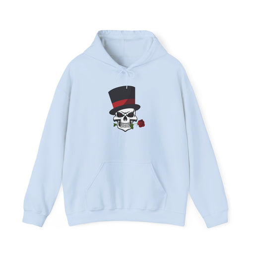 Skull Top Hat Rose - Unisex Heavy Blend™ Hooded Sweatshirt