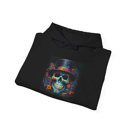 Skull With Hat - Soft Unisex Heavy Blend™ Hooded Sweatshirt