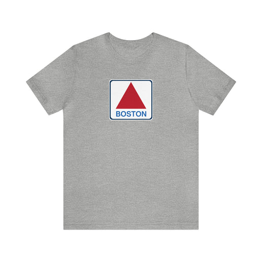 Boston Historical Sign - Soft Unisex Jersey Short Sleeve Tee