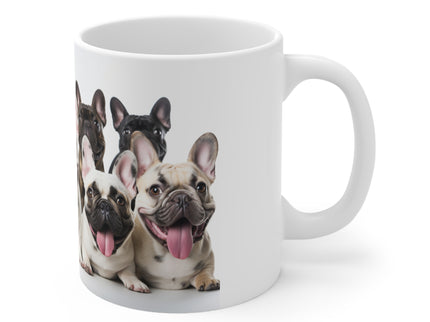 French Bulldog group Ceramic Mug 11oz