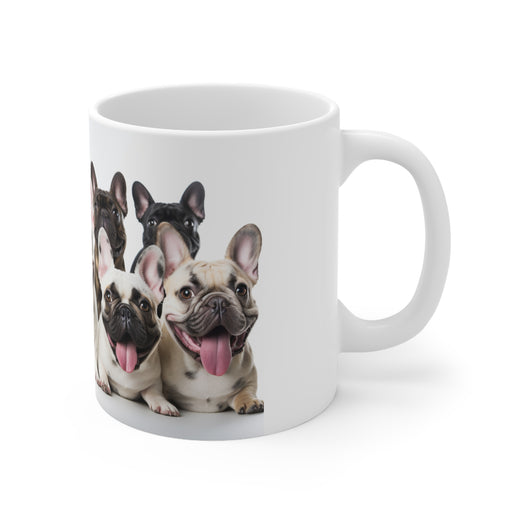 French Bulldog group Ceramic Mug 11oz