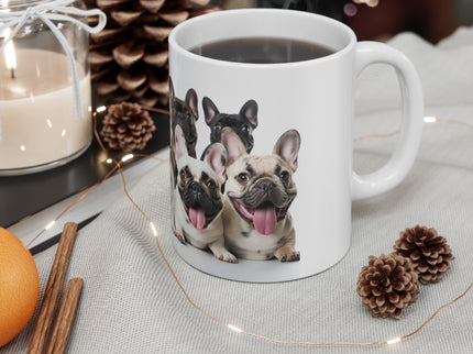 French Bulldog group Ceramic Mug 11oz