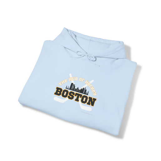 The Hub of Hockey - Boston - Hoodie - Unisex Heavy Blend™ Hooded Sweatshirt