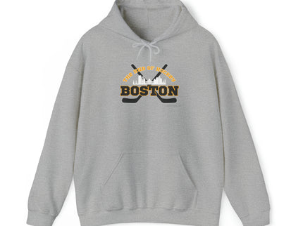 The Hub of Hockey - Boston - Hoodie - Unisex Heavy Blend™ Hooded Sweatshirt