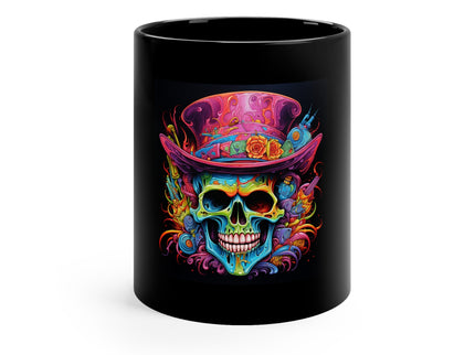 Skulls Colors - 11oz Black Mug