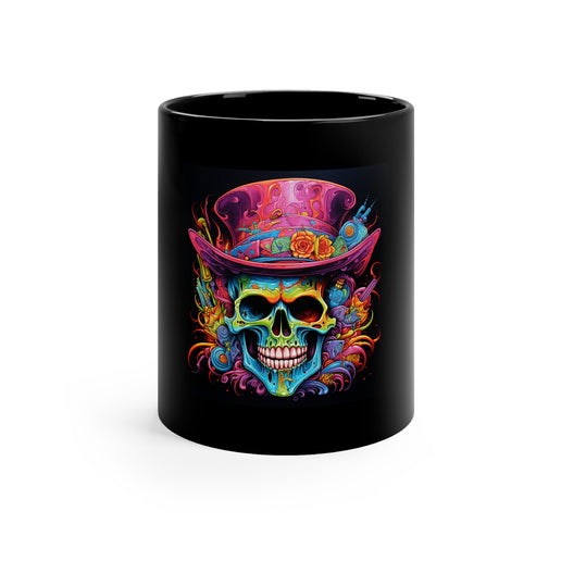 Skulls Colors - 11oz Black Mug