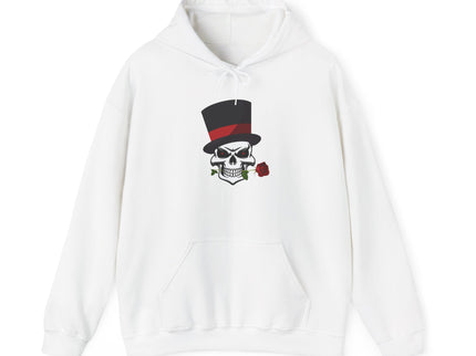 Skull Top Hat Rose - Unisex Heavy Blend™ Hooded Sweatshirt