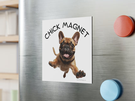 Chick Magnet -  French Bulldog - Square Magnet